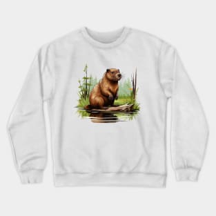 I Love Beaver Crewneck Sweatshirt